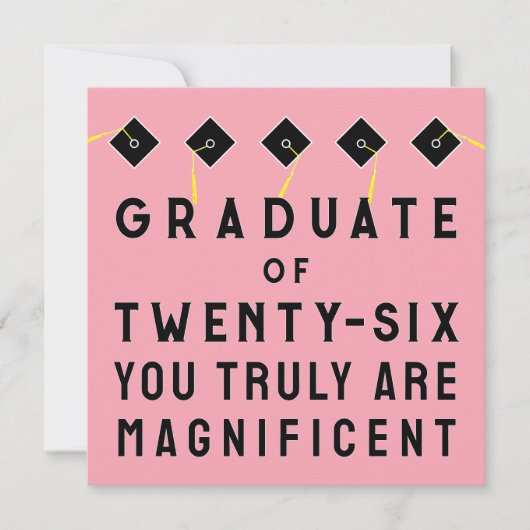 Creative Abschluss Class of 2025 Karte (Vorderseite)