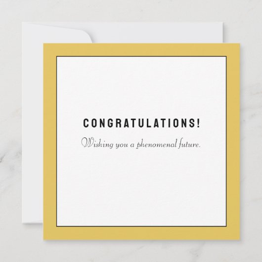 Creative Abschluss Class of 2025 Karte (Rückseite)