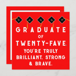 Creative Abschluss Class of 2025 Karte