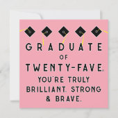 Creative Abschluss Class of 2025 Karte (Vorderseite)