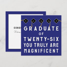 Creative Abschluss Class of 2025 Karte