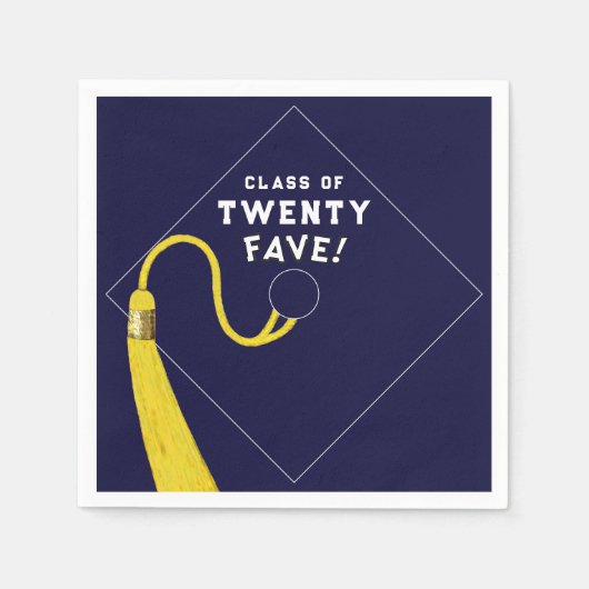 Creative Abschluss Class of 2025 Serviette (Vorderseite)
