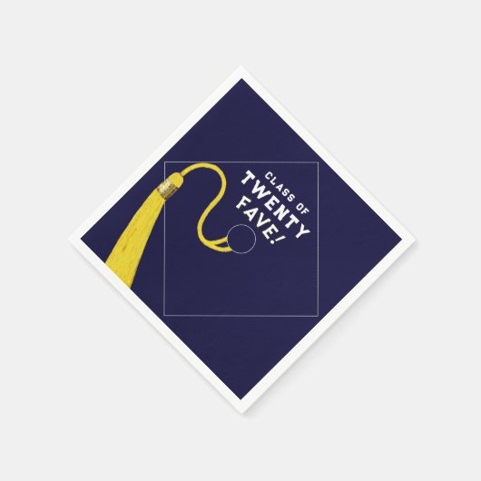 Creative Abschluss Class of 2025 Serviette (Ecke)