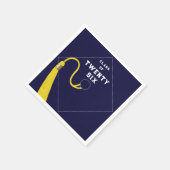 Creative Abschluss Class of 2025 Serviette (Ecke)