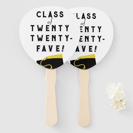 Creative Abschluss Class of '25 Fächer (Vorne und Hinten)