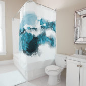 Creative abstract hand painted background, wallpap duschvorhang (Beispiel)