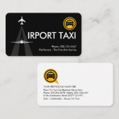 Creative Airport Letter-A Runway Visitenkarte (Vorne/Hinten)