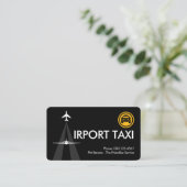 Creative Airport Letter-A Runway Visitenkarte (Stehend Vorderseite)