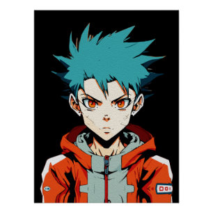 Creative Anime Wall Art Jungen 03 Poster