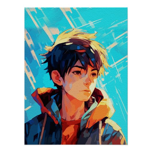 Creative Anime Wall Art | Jungen 18 Poster (Vorderseite)