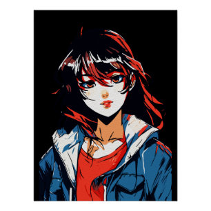 Creative Anime Wall Art   Mädchen 14 Poster