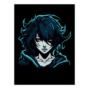 Creative Anime Wall Art Mädchen 17 Poster