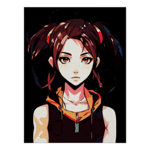 Creative Anime Wall Art Mädchen 23 Poster
