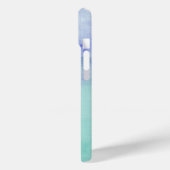 Creative Aqua Lila Abstraktes Aquarellmuster Case-Mate iPhone Hülle (Rückseite / Links)