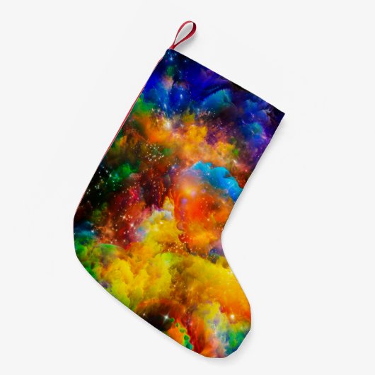 Creative arrangement of fractal elements, lights a kleiner weihnachtsstrumpf (Vorderansicht (hängend))