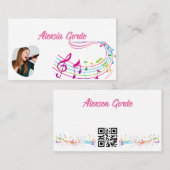 Creative Artistic Pink glatt Visitenkarte (Vorne/Hinten)