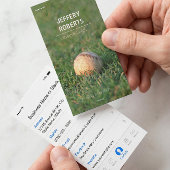 Creative Baseball Coach Baseball Trainer Visitenkarte