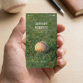 Creative Baseball Coach Baseball Trainer Visitenkarte