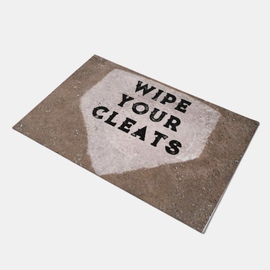 Creative Baseball Fußmatte (Schrägansicht)