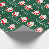 Creative Baseball Weihnachtsgeschenk Geschenkpapier (Ecke)