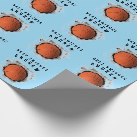 Creative Basketball-Geschenk Geschenkpapier (Ecke)