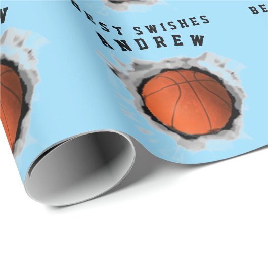 Creative Basketball-Geschenk Geschenkpapier (Rolleneckpunkt)