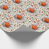 Creative Basketball Weihnachtsgeschenk Geschenkpapier (Ecke)