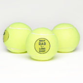Creative Best Vater Gift Tennis Balls Tennisbälle (Multi)
