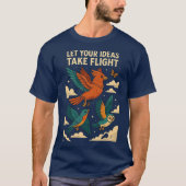 Creative Birds Poster T-Shirt (Vorderseite)