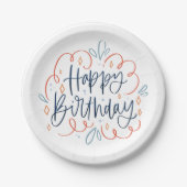Creative Birthday Paper Plate Pappteller (Vorderseite)
