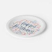 Creative Birthday Paper Plate Pappteller (Schrägansicht)