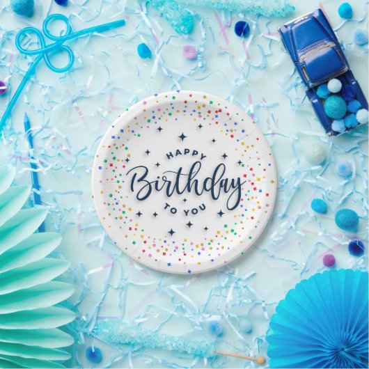 Creative Birthday Paper Plate Pappteller (Party)