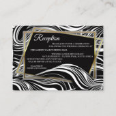 Creative Black and White Seamless Abstrakt Begleitkarte (Vorderseite)