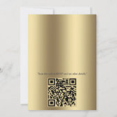 Creative Black and White Seamless Abstrakt Einladung (Rückseite)