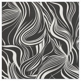 Creative Black and White Seamless Abstrakt Stoff