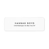 Creative Black & White Moderne Beruflich (Vorne)