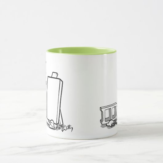 CREATIVE BLOCK von Jeff Willis Art Tasse (Zentrum)
