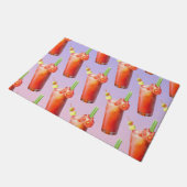 Creative Bloody Mary Cocktail Fußmatte (Schrägansicht)