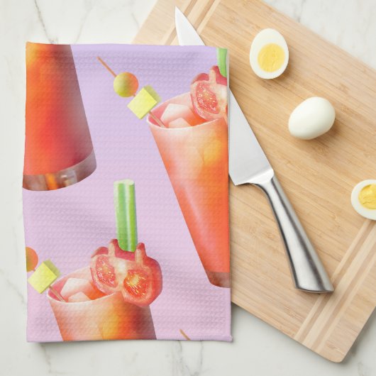 Creative Bloody Mary Cocktail Geschirrtuch (Viertel Falte)
