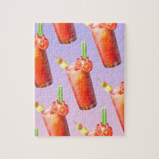 Creative Bloody Mary Cocktail Puzzle (Vertikal)