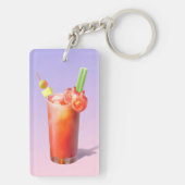 Creative Bloody Mary Cocktail Schlüsselanhänger (Rückseite)