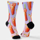 Creative Bloody Mary Cocktail Socken (Gewinkelt)
