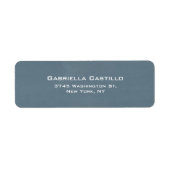 Creative Blue Gray Schlicht Elegante (Vorne)