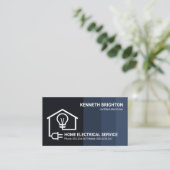 Creative Blue Layers Zuhause Electric Circuit Wire Visitenkarte (Stehend Vorderseite)