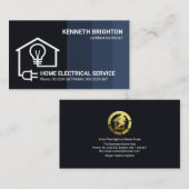 Creative Blue Layers Zuhause Electric Circuit Wire Visitenkarte (Vorne/Hinten)