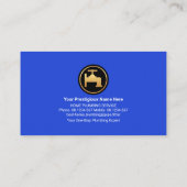 Creative Blue Zuhause Faucet-Pipeline Visitenkarte (Rückseite)