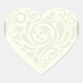 Creative Blumengeschenk Herz-Aufkleber (Vorderseite)