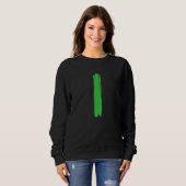 Creative Bold Green Letter I - Design Alphabet - M Sweatshirt (Vorne ganz)