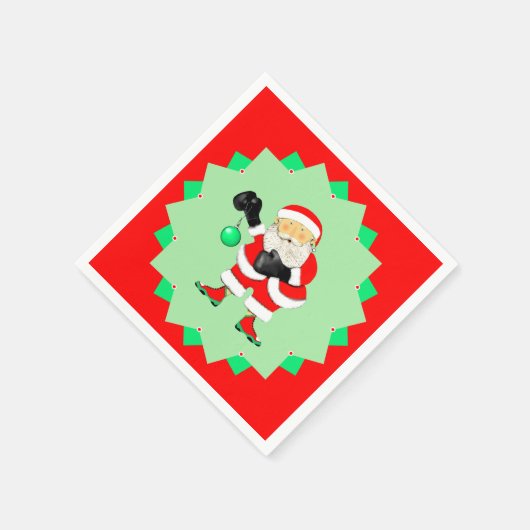 Creative Boxing Christmas Holiday Serviette (Ecke)