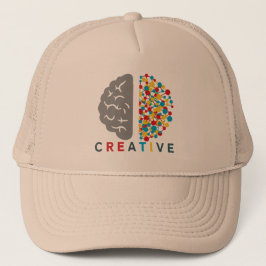 Creative Brain Colorful Thought Network Truckerkappe
